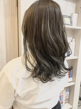 キャアリー(Caary) 福山市美容室Caary 赤み除去☆ブリーチなし☆グレージュ