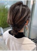 【ヘアセット・結婚式・成人式・卒業式】自然なボリュームお団子