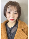 大人可愛い小顔ショート