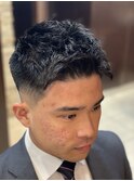 ツイスト×フェードカット