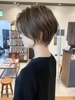 バンプ ギンザ(BUMP GINZA)&nbsp;《30代40代》白髪ぼかしハイライト×前下がりボブ【イケダ】