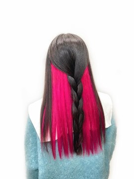 ホワイト 梅田(white) ＊インナー＊ブラウン×ビビッドピンク