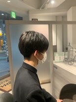 ブロッサム 保谷(Blossom) 爽やかメンズ☆無造作ツーブロックマッシュナチュラル黒髪