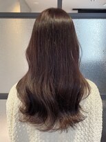 ヨーク(YOKE)&nbsp;【 YOKE 】ロングレイヤー暖色ボルドー小顔フェイスレイヤー韓国