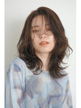 パール(PearL) 【PearL】ステップウルフパーマ×マロンベージュカラー