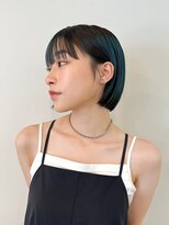 ミニボブ/ハイトーンボブ/耳掛けショート