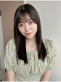 (縮毛矯正/髪質改善/ロングヘア/前髪/韓国レイヤー/小顔)