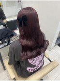 1ブリーチで出来る◎ ピンクブラウン / チェリーレッド