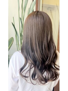 アン(Hair make un) ワンカラーブラウン