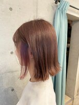 タエビスアリッサム(Taebis Alyssum) イヤリングカラー♪ピンクベージュ×ピンクラベンダー