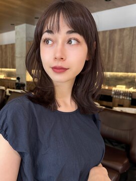 グランド(GRAND) レイヤーカットｘココアブラウン