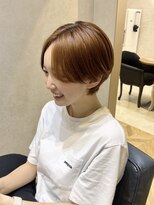 ネウィ 大分中央町店(newi)&nbsp;濱野《@rina.hamano》【マッシュショート】【オレンジブラウン】