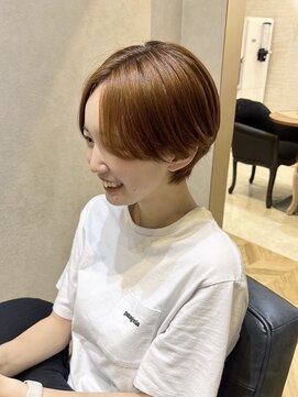ネウィ 大分中央町店(newi) 濱野《@rina.hamano》【マッシュショート】【オレンジブラウン】