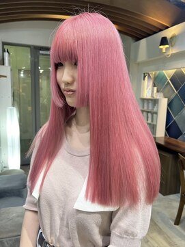 ロア 福岡天神本店(LORE) インナーカラーイヤリングカラーダブルカラーベージュカラー韓国