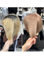 ネクスト 池袋(NEXT) ミルクティー/ベージュ/ダブルカラー/ハイトーン/池袋