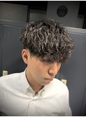 Vマッシュ×波巻きツイスト×ツイスパ×メンズパーマ