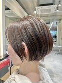 【RISK 飛澤】可愛いボブスタイル ショート 丸みシルエット