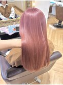 pink hair