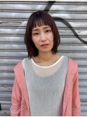 大人可愛いワイドバング/ワインレッド/ボブレイヤー/ボブウルフ