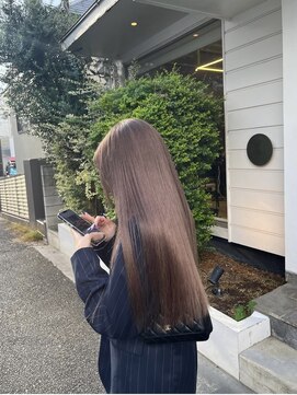 シキ 渋谷(siki) ベージュカラー/ブリーチなしダブルカラー/赤 み消し/渋谷/原宿