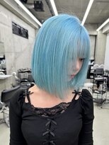 リノート バイ エゴル 名古屋(LINOET by ENGOL)&nbsp;水色カラー/ブリーチ/ムラ修正/ハイトーン/ケアブリーチ/名古屋