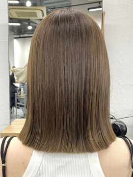 キラ 原宿(KILLA) #ブリーチなしダブルカラー＃グレージュ＃ブラウン＃ベージュ