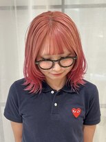 リュミエ ドゥ マッシュ(Lumier de mashu) 【大阪/梅田/茶屋町/中崎町】レイヤー×ピンクグラデーション