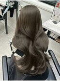 透明感カラー　韓国ヘア