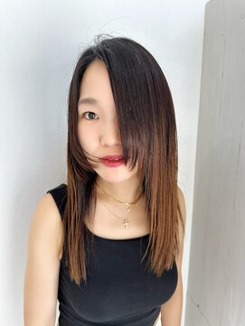 ミルクボーイ(milk boy) サイドバングでおしゃれに