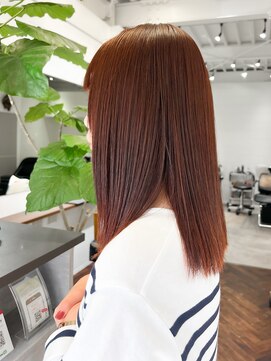 ラレイ ハラジュク(Lalei harajuku) 原宿ナチュラルオレンジブラウンアプリコットオレンジ暖色カラー