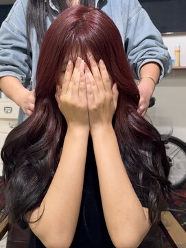 メゾン 心斎橋店(Maison) ワインレッド×ブラック（ルーツカラー）