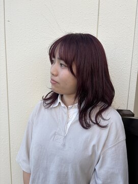 メロウ(mellow) ダブルカラー×チェリーレッド