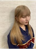 黒染め落としで叶えるナチュラル【ハイトーン】【ベージュ】