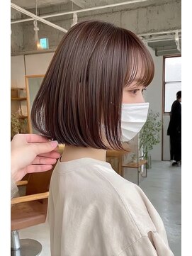 ケシキ 表参道 原宿(kesiki.) ぱつっとボブ・ショート/前髪あり/絶壁解消/20代/30代/大人