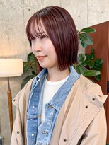 ノエ(noe)&nbsp;切りっぱなし/ボブ/レイヤーカット/ダブルカラー/ブリーチ/栄y79