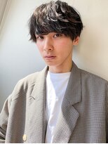 リベルテ グリット(Liberte Grit)&nbsp;10代20代メンズ秋カラーシャドウパーマショートマッシュ