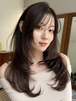 ハッチ(HACCH) 韓国風レイヤーカット髪質改善ダブルカラーハッシュカット