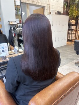 クロムス(clomus) 【clomus】酸性ストレート×ワインレッド