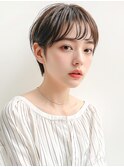 ふんわり耳掛けコンパクトショート小顔ヘア/透明感カラーp浦和