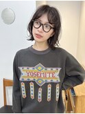 【haif】レイヤーカット　パーマ　ボブ