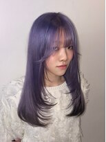 シーバイスリー 綱島(C×3) ペールラベンダー×裾カラー×レイヤー