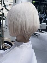 stair : case ginza7【ステアケース】&nbsp;小顔くびれショート×ホワイトブロンド