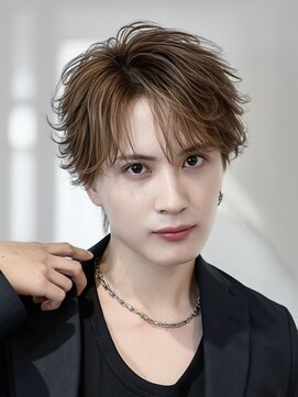 オーシャントーキョー 大阪(OCEAN TOKYO) ワックスなしツーブロックメンズセンターパートニュアンスパーマ