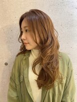 ブロッサム 池袋店(Blossom) ワンホンレイヤー/ミルクティーブロンド/ダークブルー/池袋/Kubo