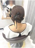 カチモリヘア 結婚式ヘア 参列ヘア
