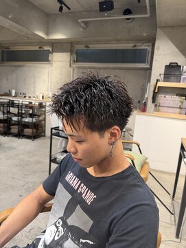 ラボヌールヘアーパルフェ 大宮西口店(La Bonheur hair parfait) [谷本]伸ばし途中もカッコよく