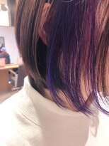 ティー リュクスボーテ(T LUXE BEAUTE)&nbsp;インナーバイオレット/前下がりボブ