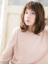 クオーレ ヘア アンジュ 水戸店(CUORE HAIR ange)&nbsp;*ange水戸*…アッシュブラウンxうぶバングの小顔ネオウルフa