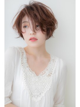 カバーヘア ブリス 戸田公園西口店(COVER HAIR bliss) ハイライトアシンメトリー小顔ミニボブY戸田公園20代30代40代