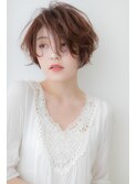ハイライトアシンメトリー小顔ミニボブY戸田公園20代30代40代
